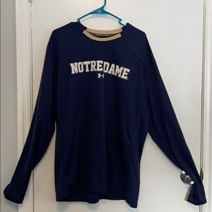 Under Armour Notre Dame Long Sleeve Shirt